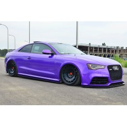 Накладки сплиттеры на пороги на Audi RS5 B8